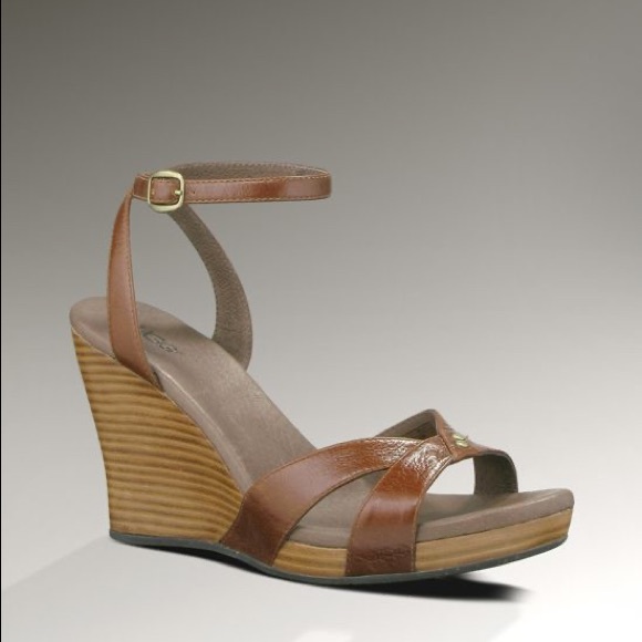 Ugg Isadora brown wedge sandals - Picture 10 of 10